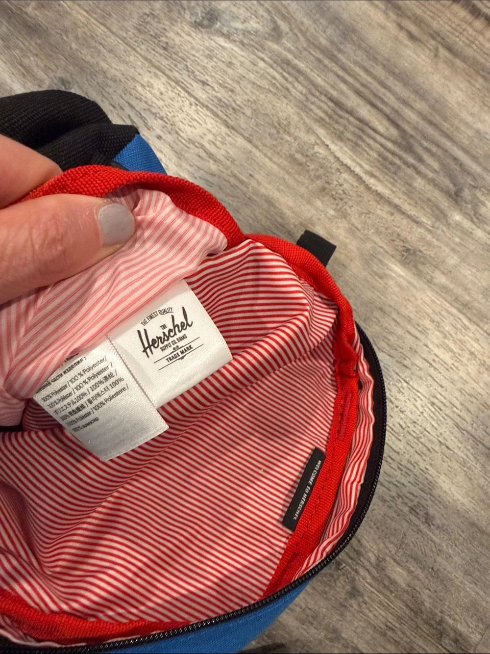Herschel Heritage Sling Backpack Crossbody Festival Bag Blue Black Unisex